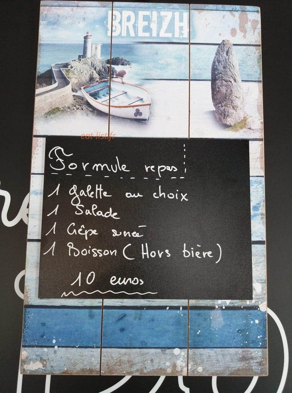 Chez Dom — carte page 1