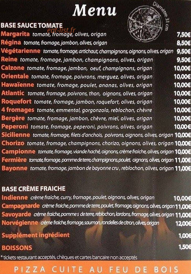 Chez fabrice — carte page 2