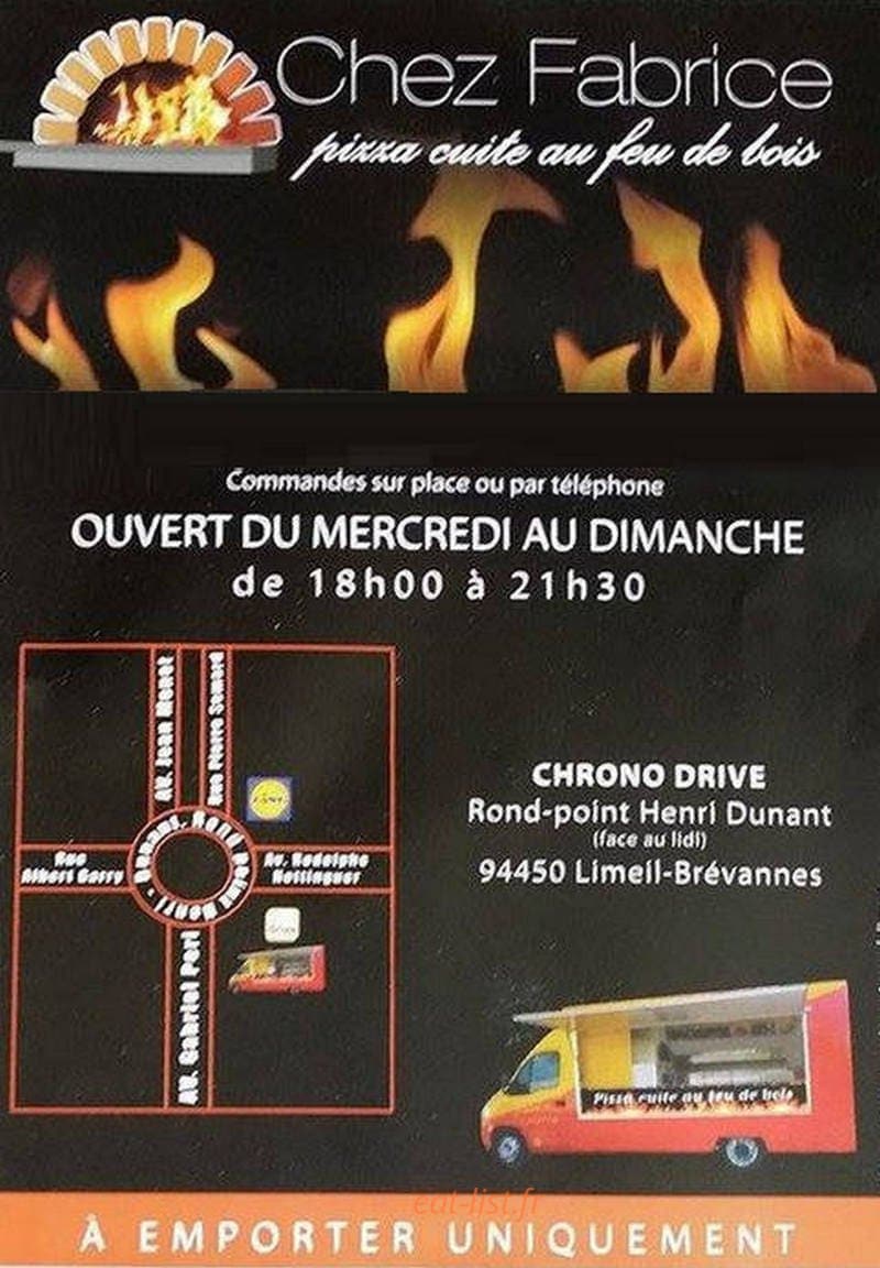 Chez fabrice — carte page 1