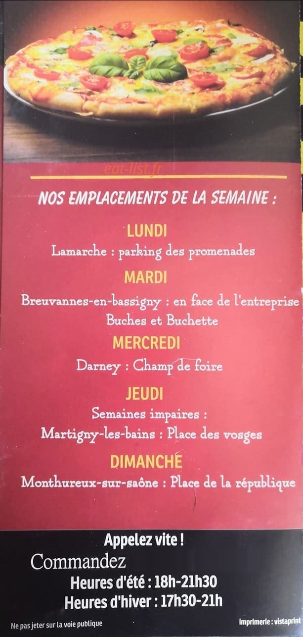 Chez FloPizza — carte page 4