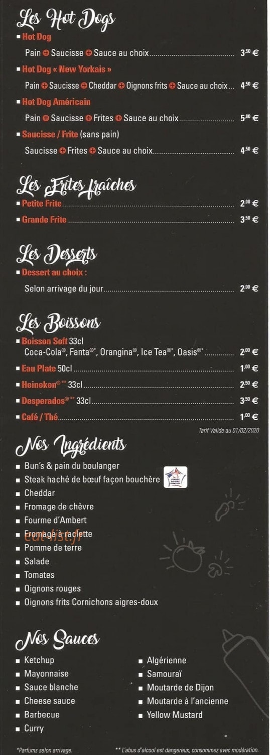 Chez François — carte page 3