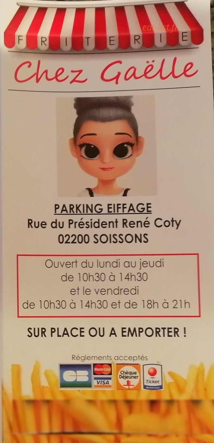 Chez Gaëlle — carte page 1