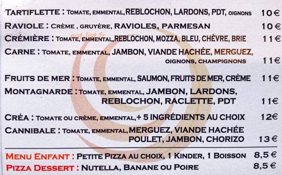 Chez Gino — carte page 3