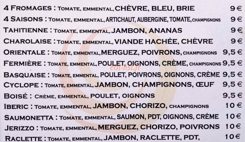Chez Gino — carte page 2