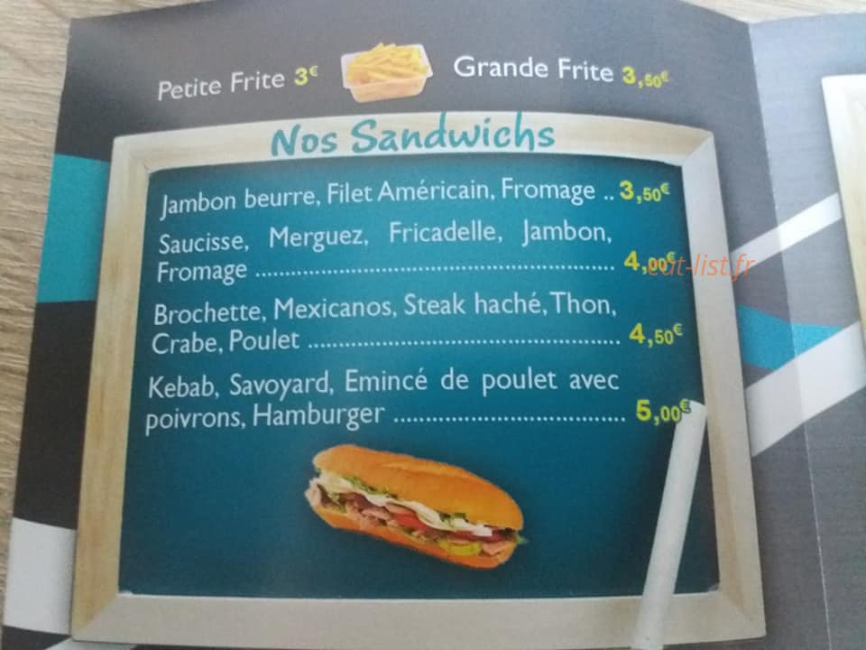 Chez Jess — carte page 1