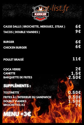 Chez kerker — carte page 1