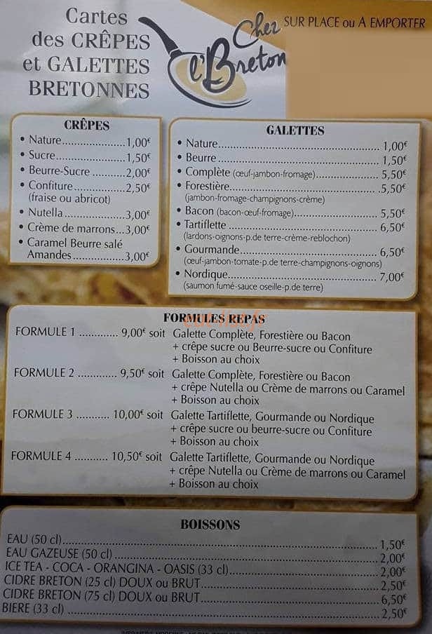 Chez l'breton — carte page 1