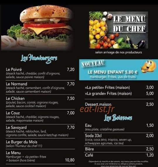 Chez l'Couz — carte page 1