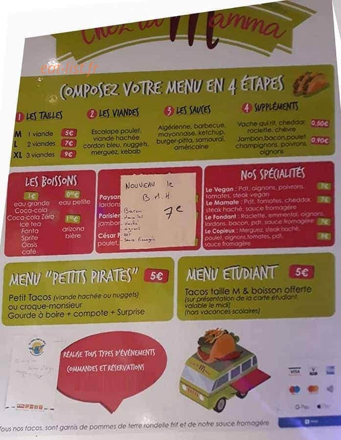 Chez la mamma — carte page 1