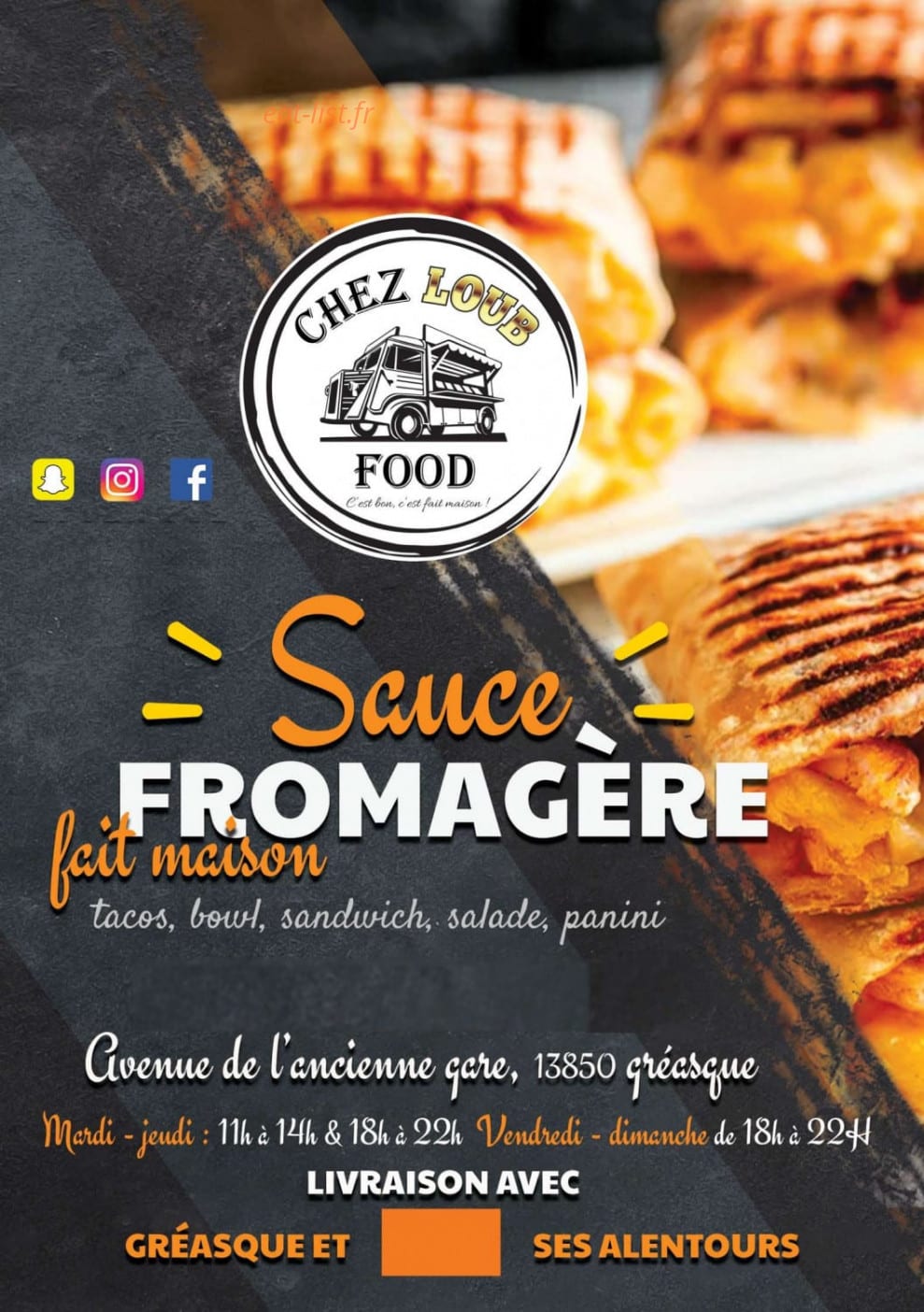 Chez Loub — carte page 1