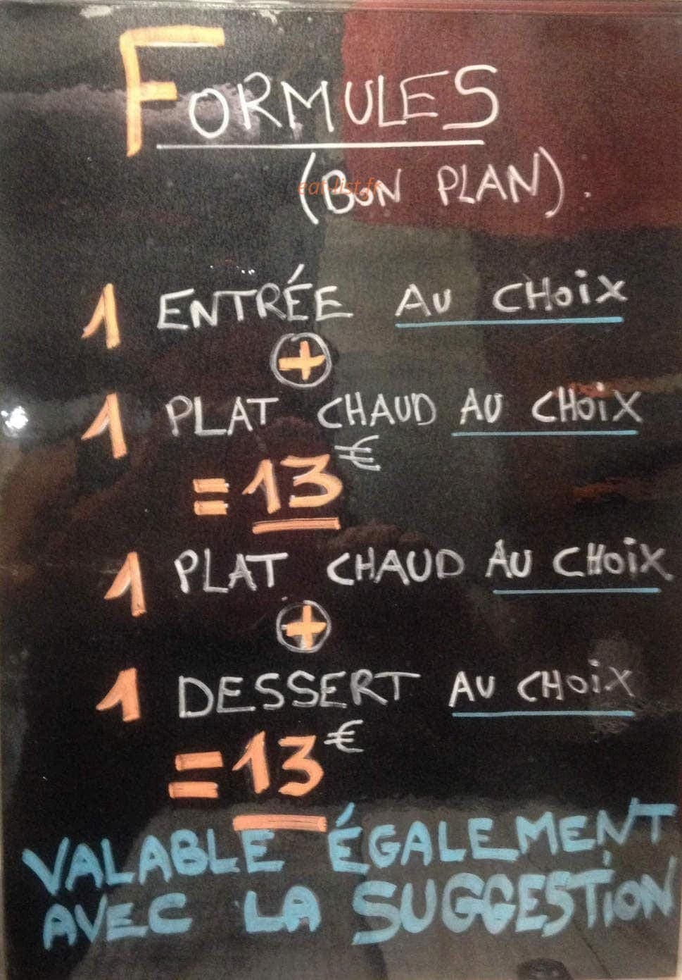 Chez Magic — carte page 1