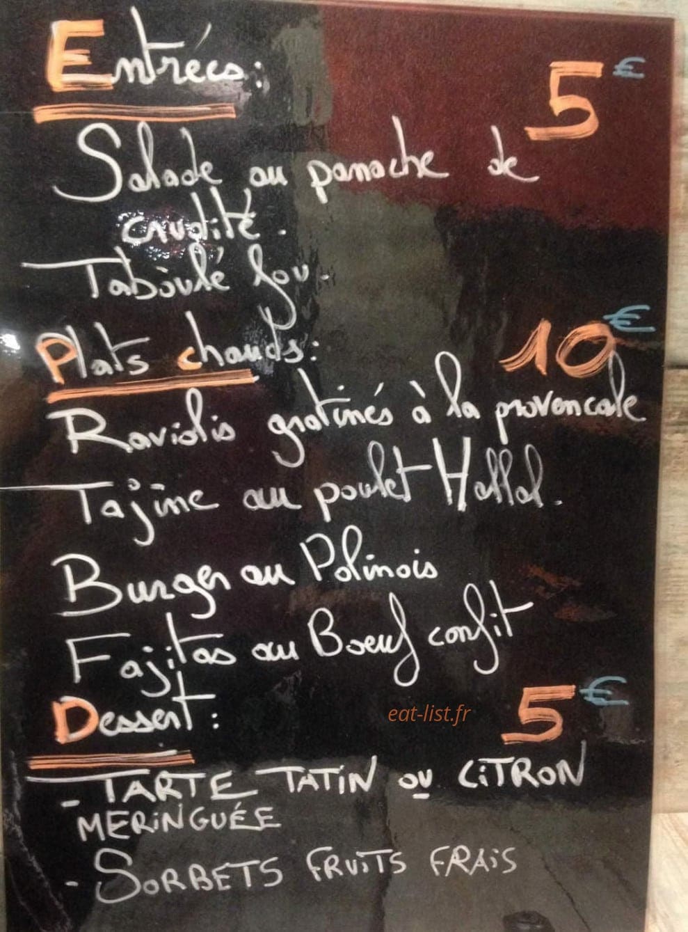 Chez Magic — carte page 2