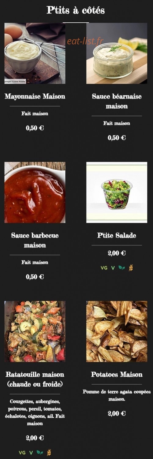 Chez Marcet — carte page 5