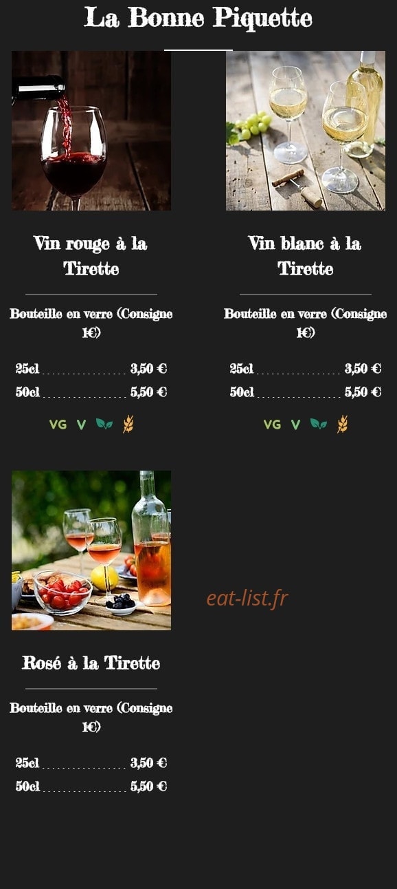 Chez Marcet — carte page 7