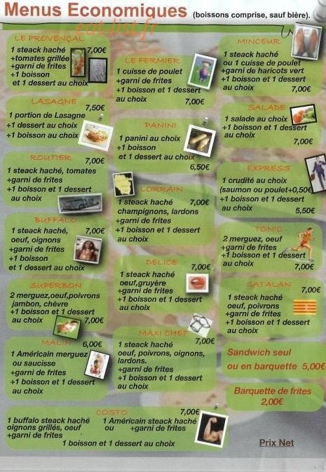 Chez Mikelangelo — carte page 2