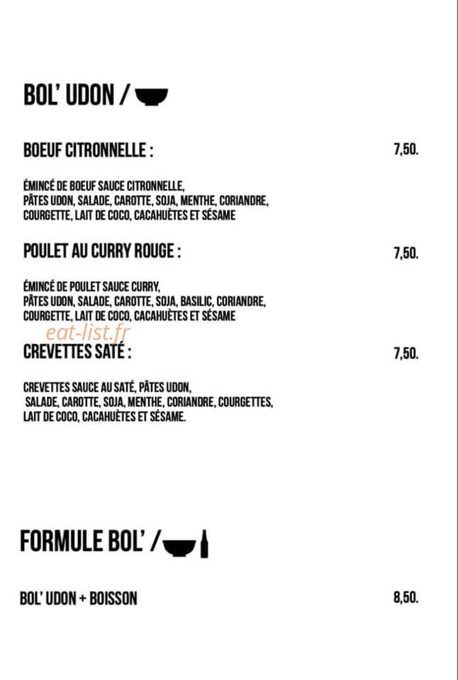Chez Mimile — carte page 3