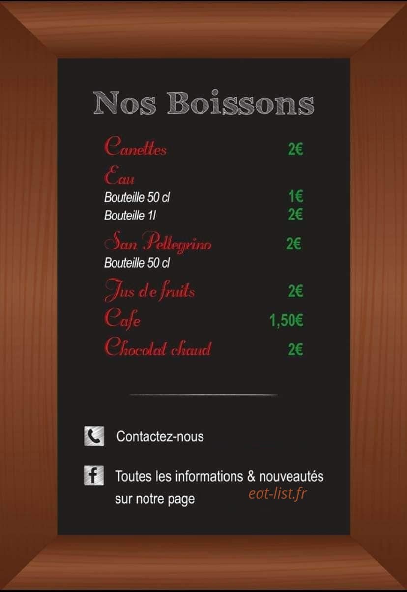 Chez Mimile — carte page 2