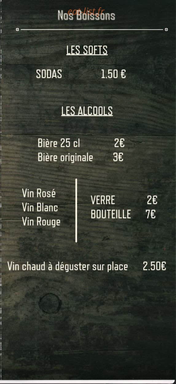 Chez Nico & Dodo — carte page 4
