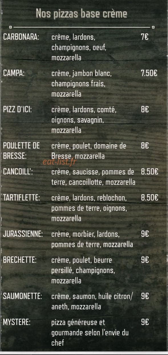 Chez Nico & Dodo — carte page 3