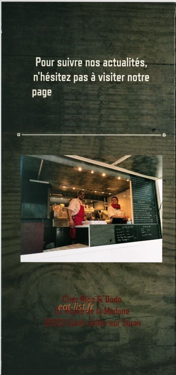 Chez Nico & Dodo — carte page 5