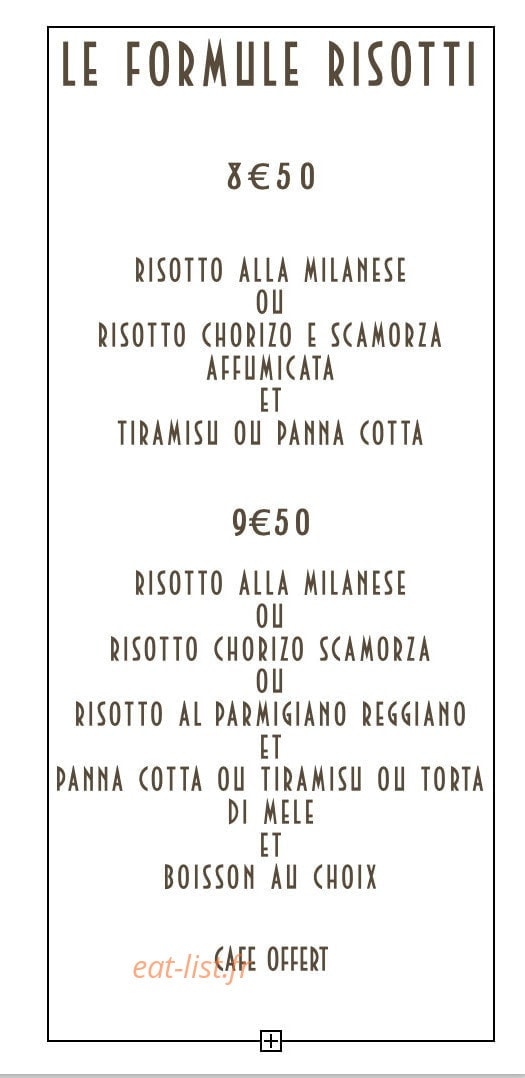 Chez Pa'Pâtes — carte page 4
