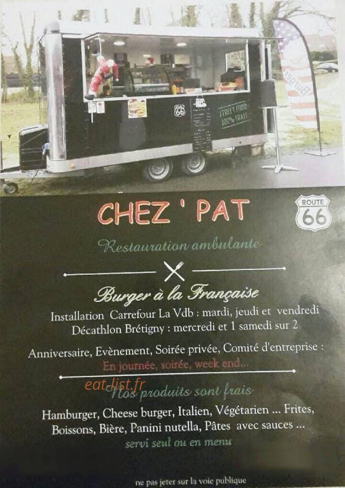 Chez Pat — carte page 1