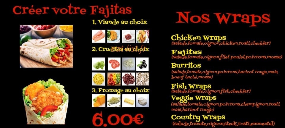 Chez Patoch' — carte page 1