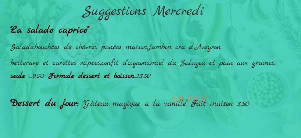 Chez Perte et Fracas — carte page 3