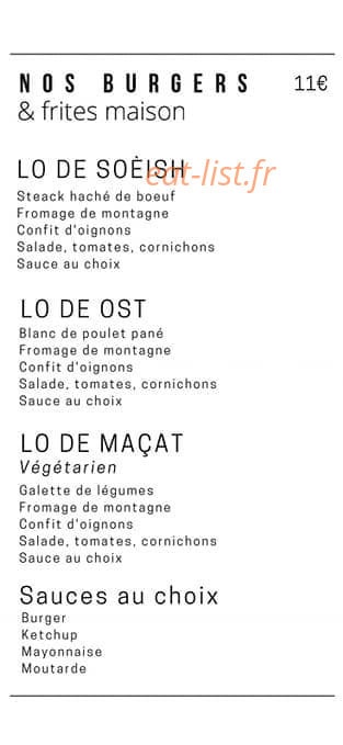 Chez Polo — carte page 2