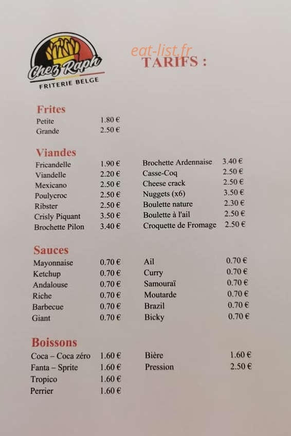 Chez Raph — carte page 6