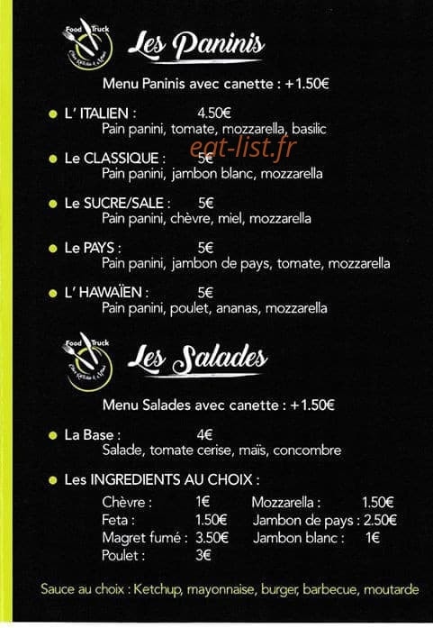 Chez Ritchie et Mimi — carte page 2