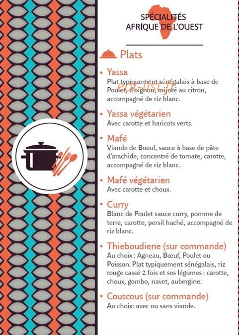 Chez Rose — carte page 1
