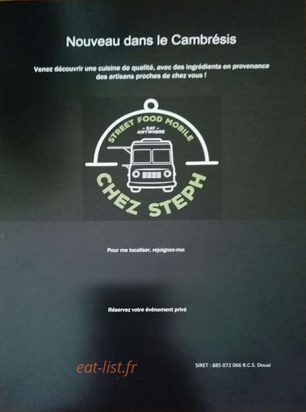 Chez Steph — carte page 1
