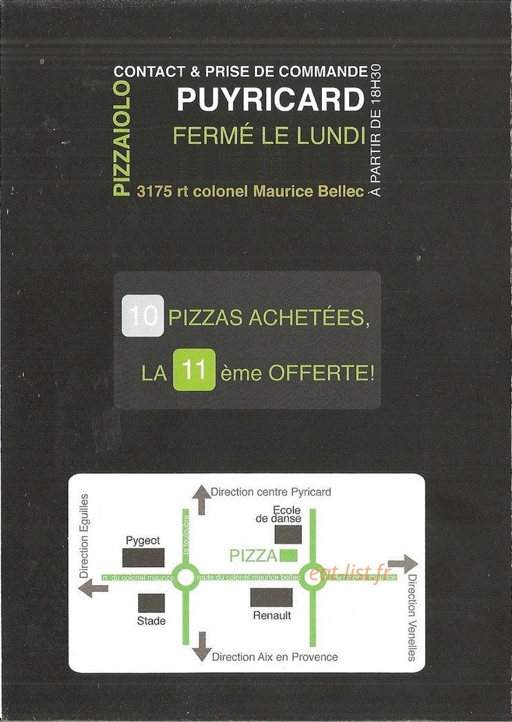 Chez Sylvain — carte page 3