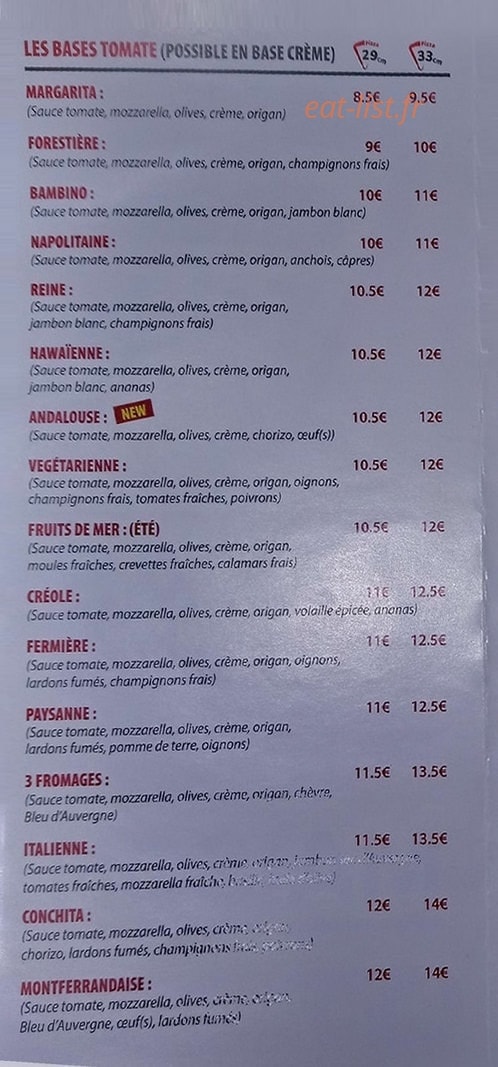 Chez Tchip — carte page 2