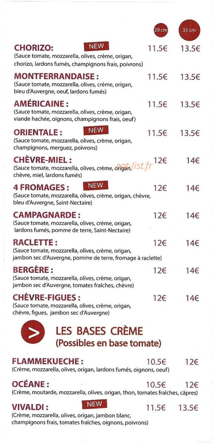 Chez Tchip — carte page 4