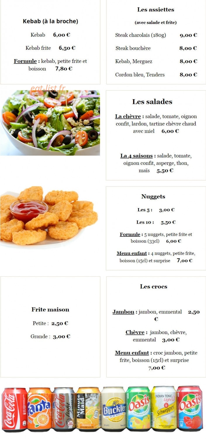 Chez Tino — carte page 7