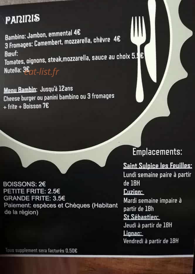 Chez Vany — carte page 2