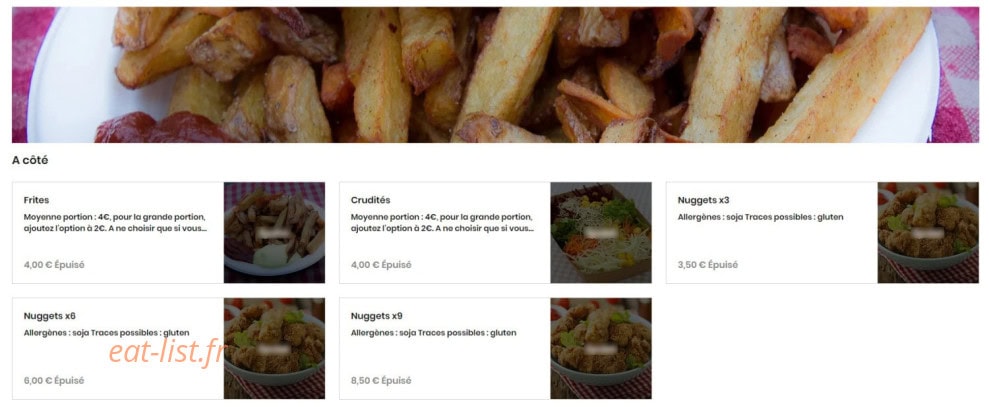 Chez Veg'Anne — carte page 2