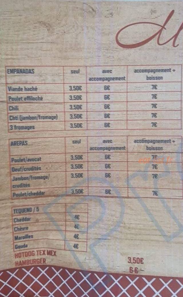 Chti Latino — carte page 1