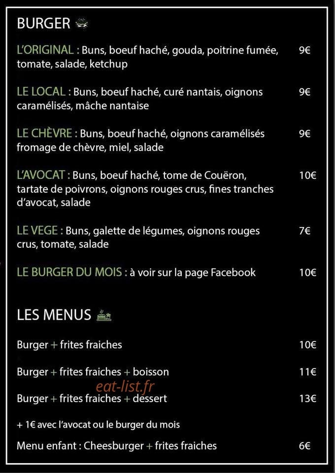 Come à la maison — carte page 1