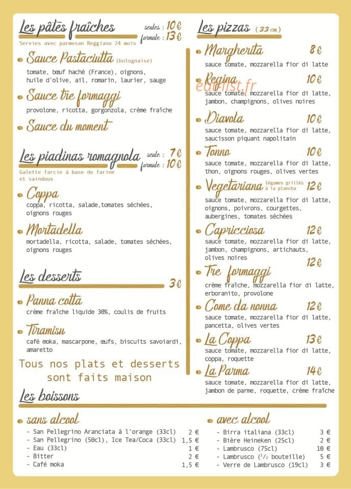 Come Da Nonna — carte page 1