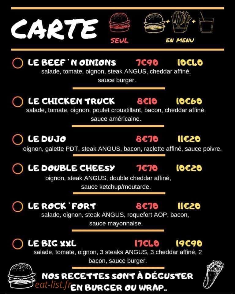 Cook'N Truck — carte page 2