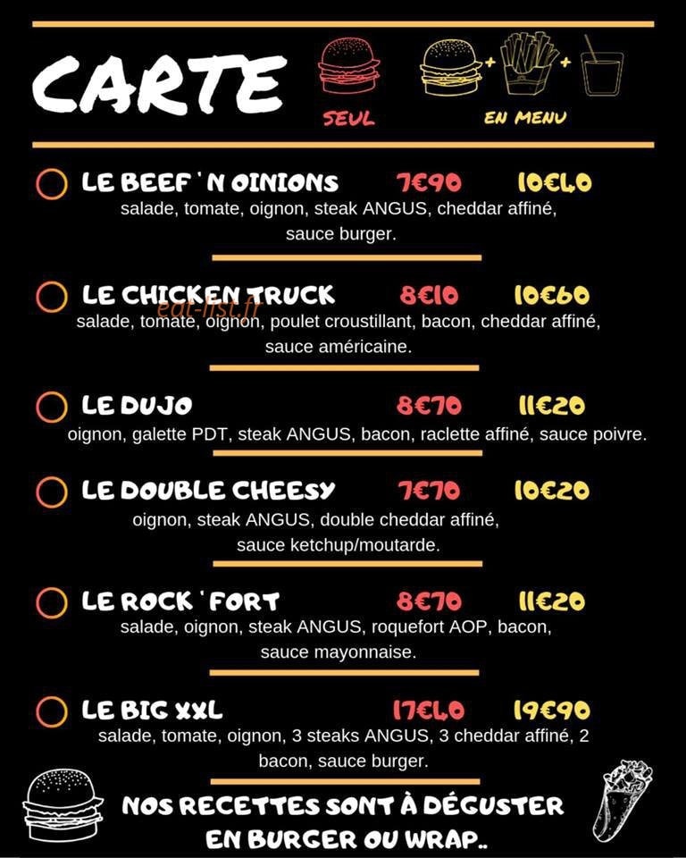 Cook'N Truck — carte page 1