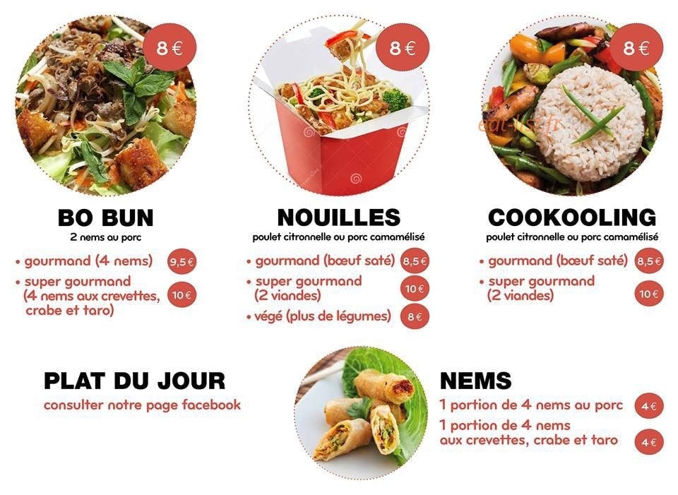 Cookooling — carte page 1