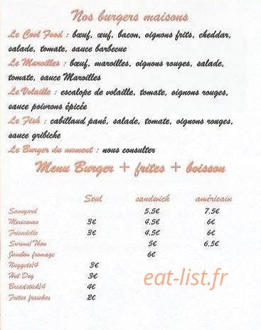 Cool Food & Drink — carte page 2