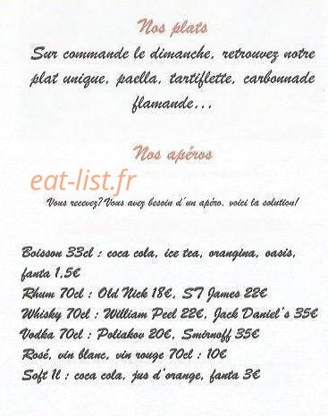 Cool Food & Drink — carte page 3