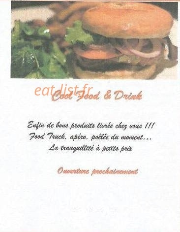 Cool Food & Drink — carte page 1