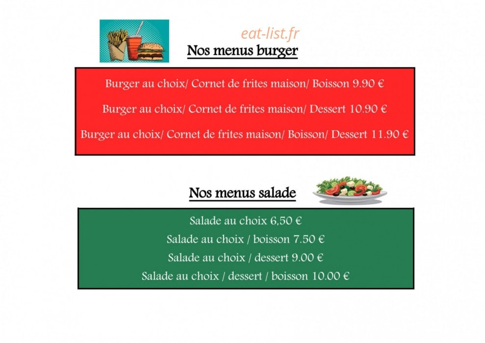 Corner food family — carte page 2
