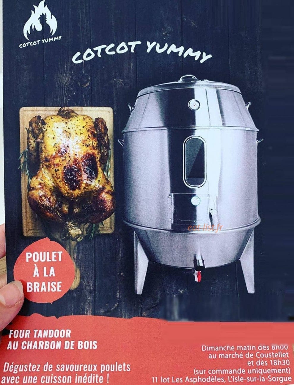 Cotcot Yummy — carte page 1